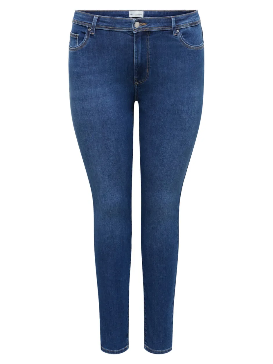 Best CARALLY Mellemhøj talje Skinny fit Jeans Dame Jeans|Jeans