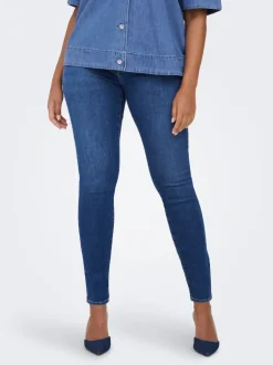 Best CARALLY Mellemhøj talje Skinny fit Jeans Dame Jeans|Jeans