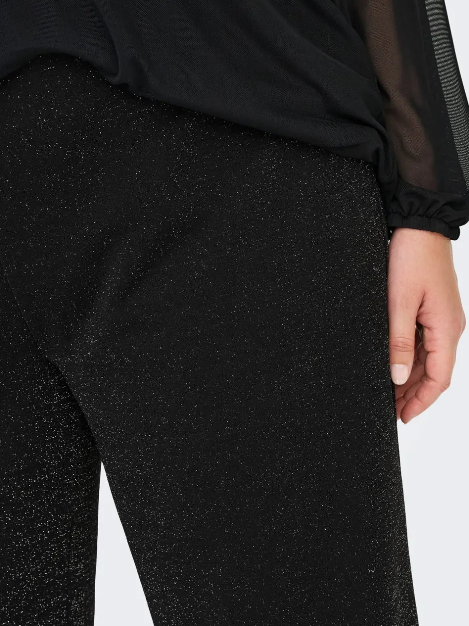 Outlet CARALYA Wide leg fit Bukser i wide fit Dame Bukser