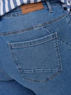 Clearance CARANE Mellemhøj talje Skinny fit Jeans Dame Jeans|Jeans