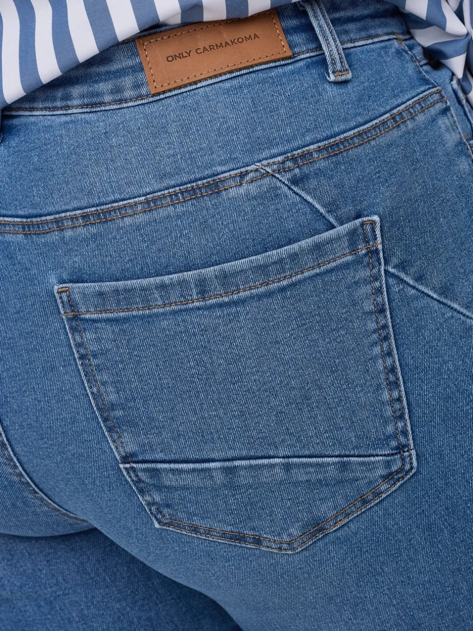 Clearance CARANE Mellemhøj talje Skinny fit Jeans Dame Jeans|Jeans