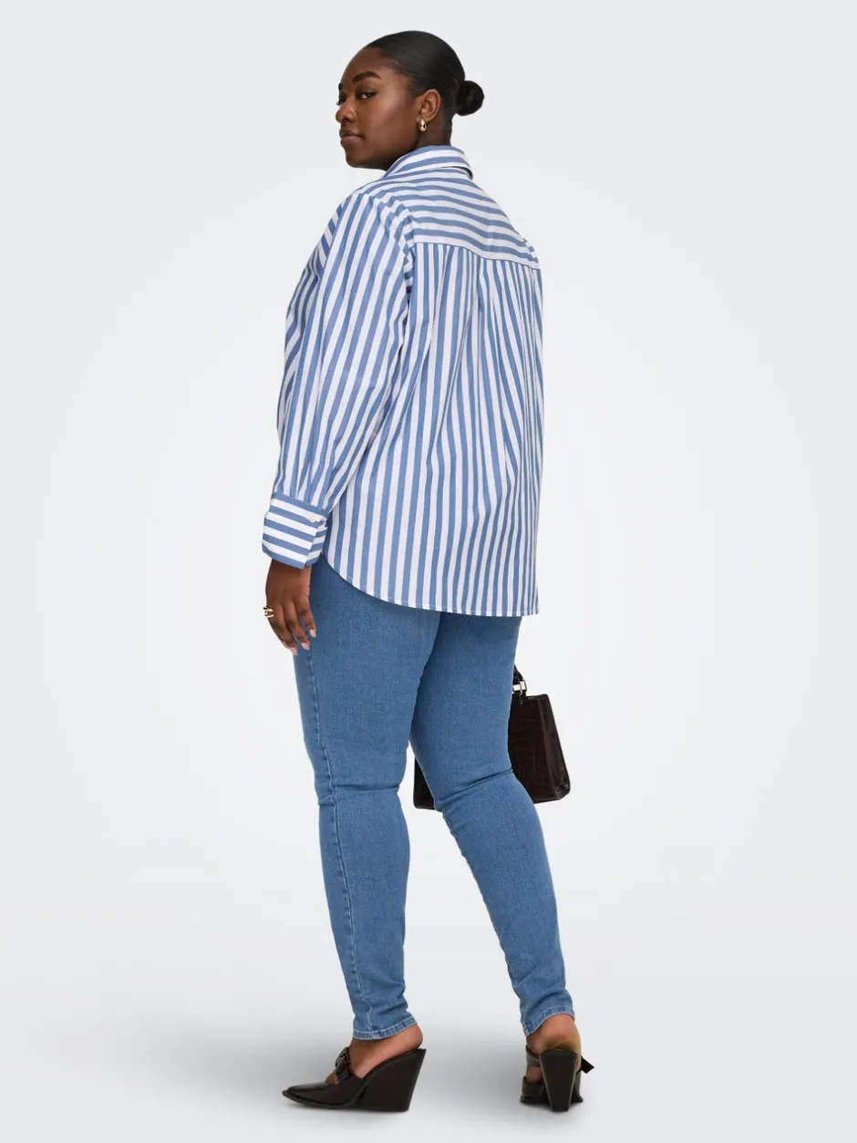 Clearance CARANE Mellemhøj talje Skinny fit Jeans Dame Jeans|Jeans