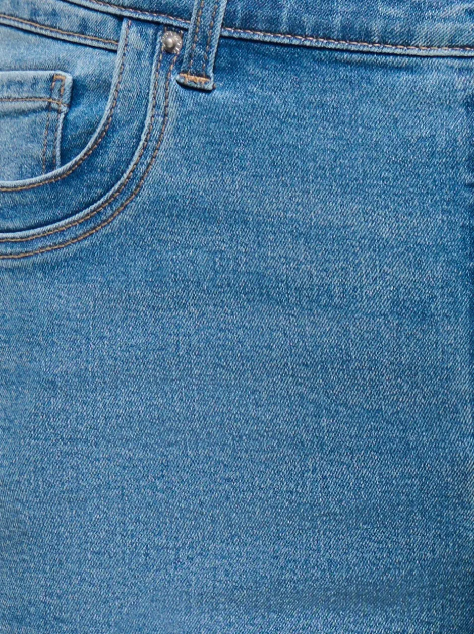 Clearance CARANE Mellemhøj talje Skinny fit Jeans Dame Jeans|Jeans