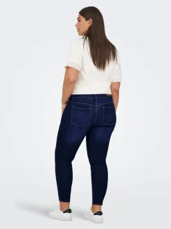 Sale CARANNA Høj talje Skinny fit Ankellængde Jeans Dame Jeans|Jeans