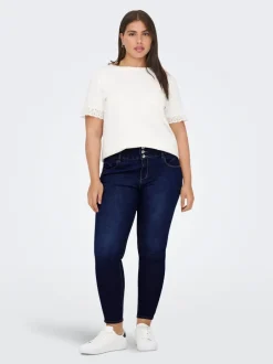 Sale CARANNA Høj talje Skinny fit Ankellængde Jeans Dame Jeans|Jeans