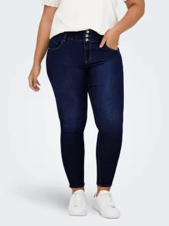 Sale CARANNA Høj talje Skinny fit Ankellængde Jeans Dame Jeans|Jeans