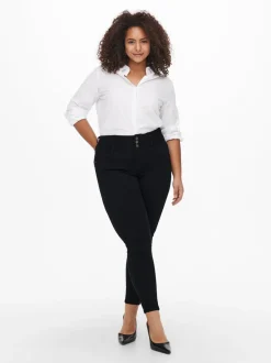 Sale CARANNA Høj talje Skinny fit Ankellængde Jeans Dame Jeans|Jeans