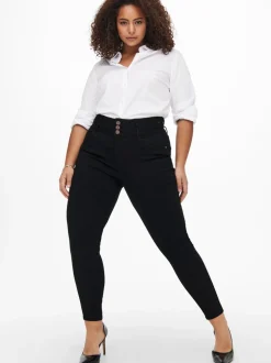 Sale CARANNA Høj talje Skinny fit Ankellængde Jeans Dame Jeans|Jeans