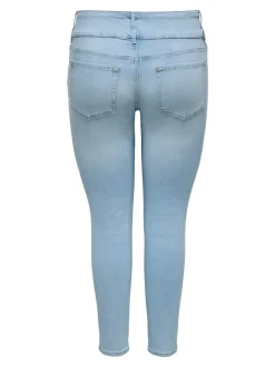 Sale CARANNA Høj talje Skinny fit Ankellængde Jeans Dame Jeans|Jeans