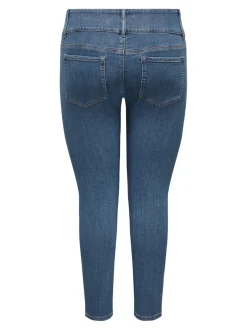 Sale CARANNA Mellemhøj talje Skinny fit Jeans Dame Jeans|Jeans