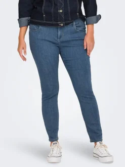 Sale CARANNA Mellemhøj talje Skinny fit Jeans Dame Jeans|Jeans