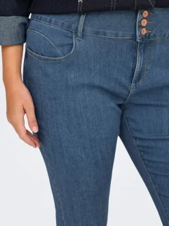 Sale CARANNA Mellemhøj talje Skinny fit Jeans Dame Jeans|Jeans
