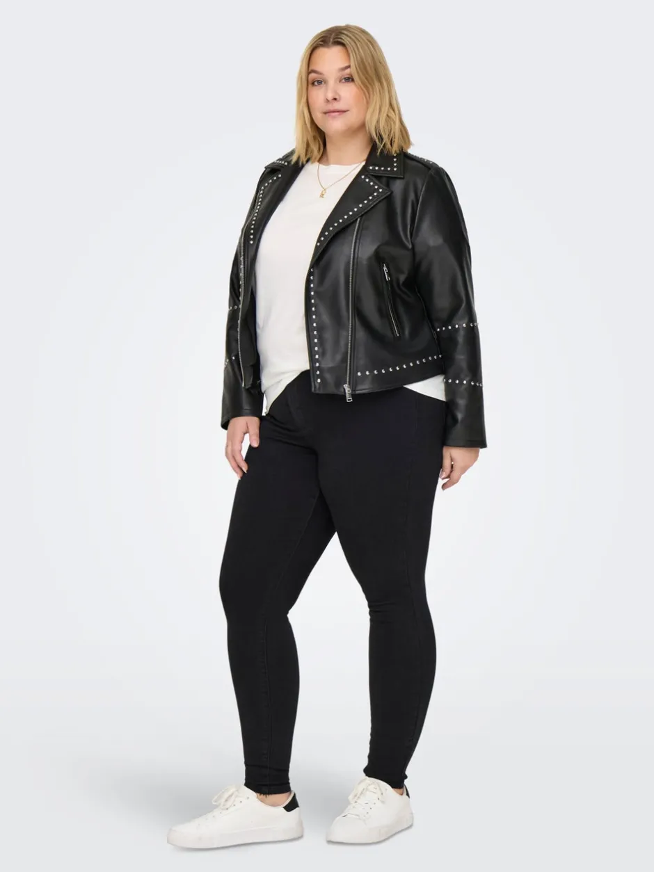 New CARAUDREY Bikerjakke Dame Jakker Og Frakker
