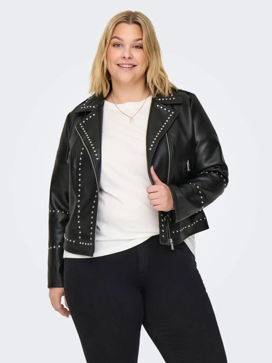 New CARAUDREY Bikerjakke Dame Jakker Og Frakker