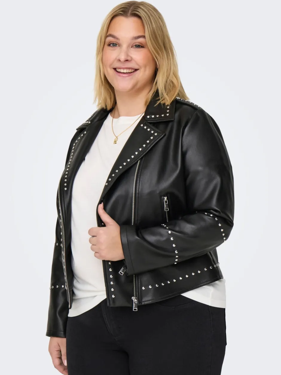 New CARAUDREY Bikerjakke Dame Jakker Og Frakker