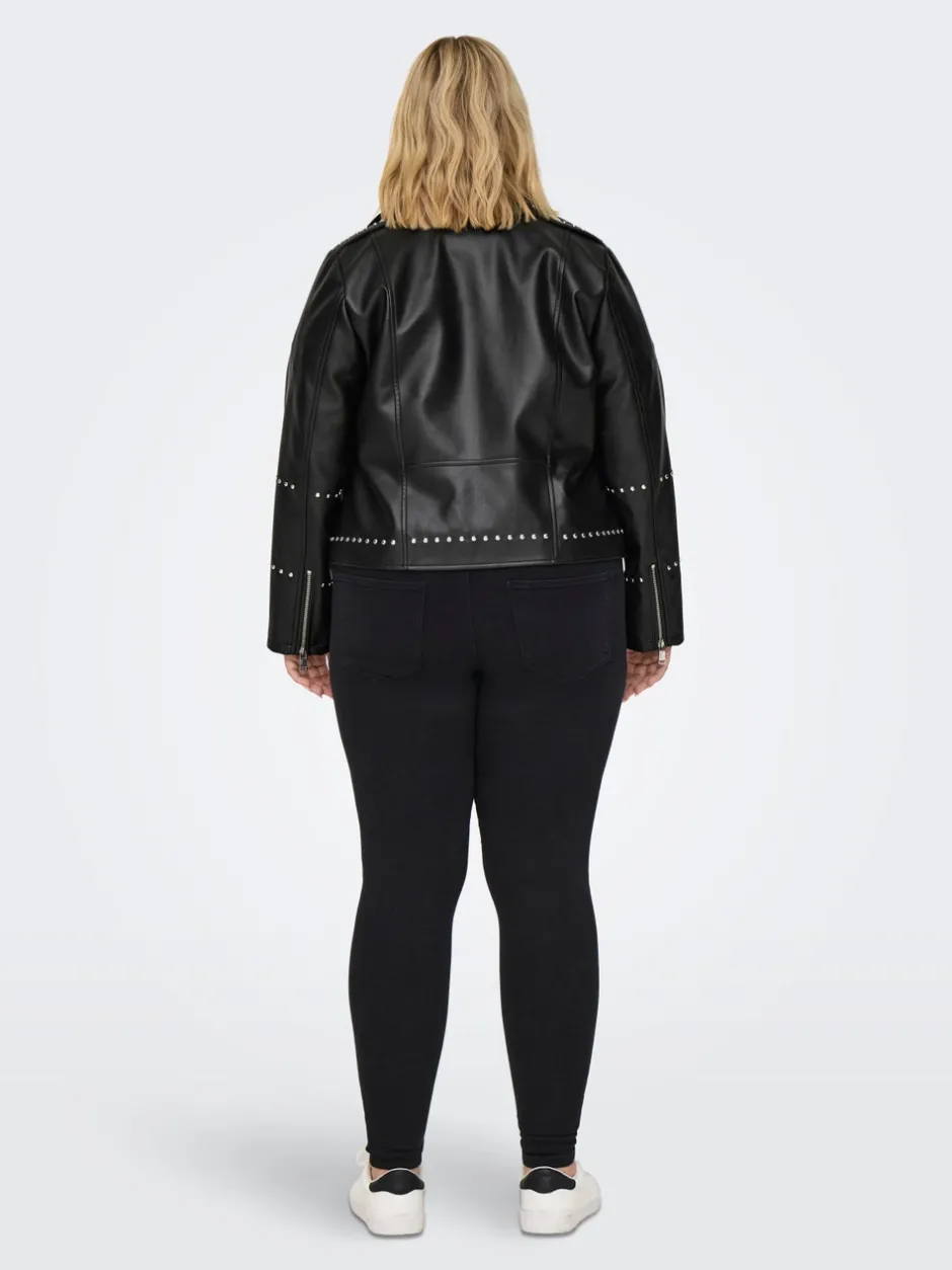 New CARAUDREY Bikerjakke Dame Jakker Og Frakker