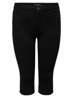 New CARAUGUSTA Høj talje Skinny fit Denim-shorts Dame Jeans|Jeans
