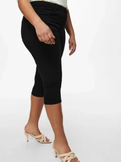 New CARAUGUSTA Høj talje Skinny fit Denim-shorts Dame Jeans|Jeans