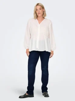 New CARAUGUSTA Høj talje Straight fit Jeans Dame Jeans|Jeans