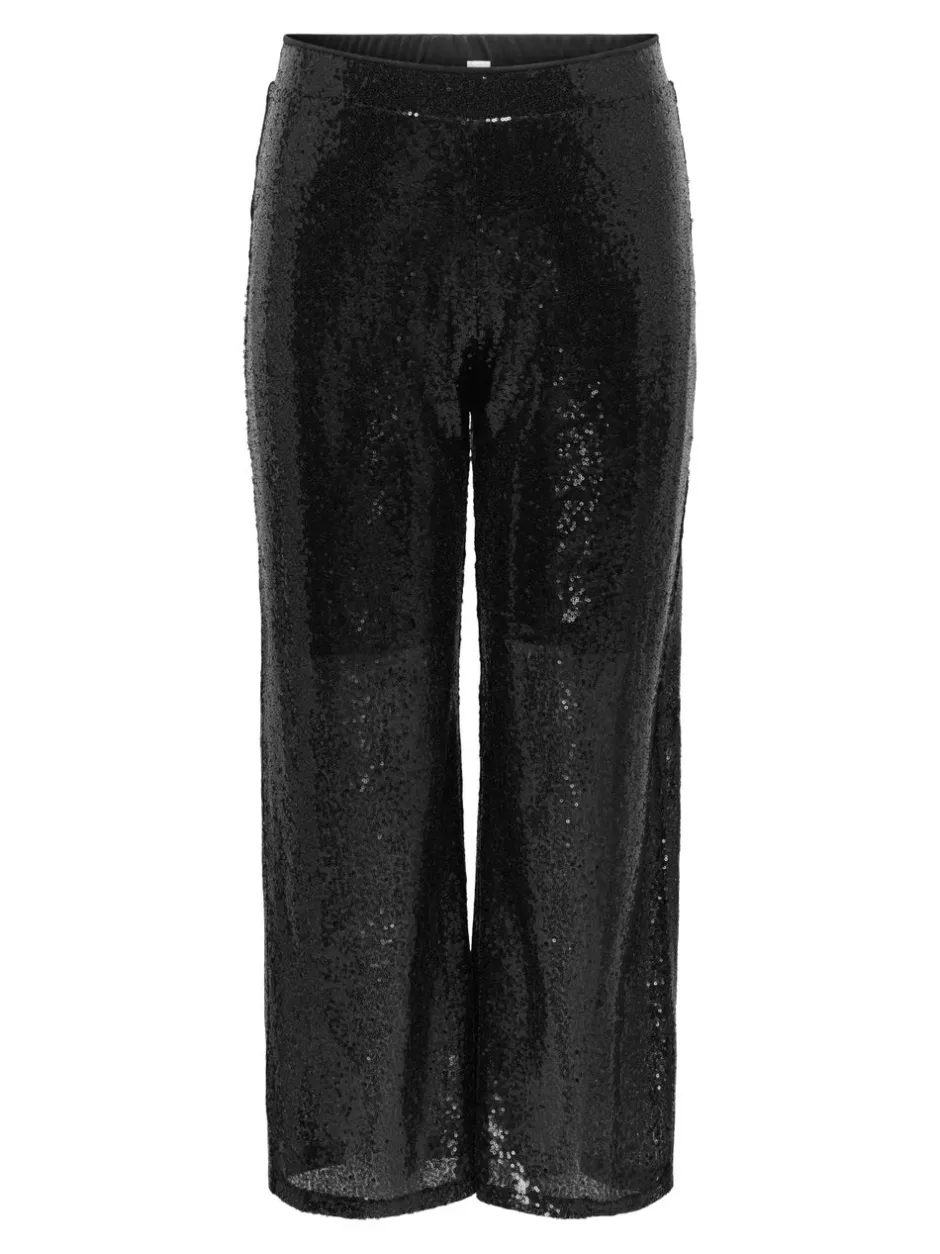 Hot CARBECCA Wide leg fit Bukser Dame Bukser