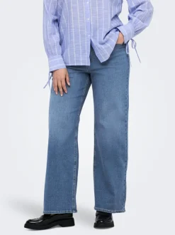CARBILLY Høj talje Wide leg fit Jeans Dame Jeans|Jeans