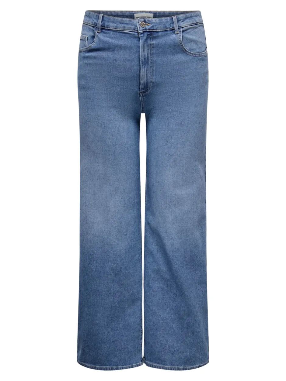 CARBILLY Høj talje Wide leg fit Jeans Dame Jeans|Jeans
