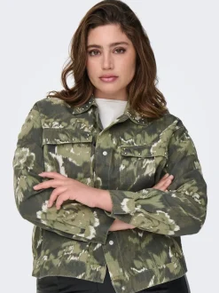 Clearance CARCAVA Denimjakke Dame Jakker Og Frakker