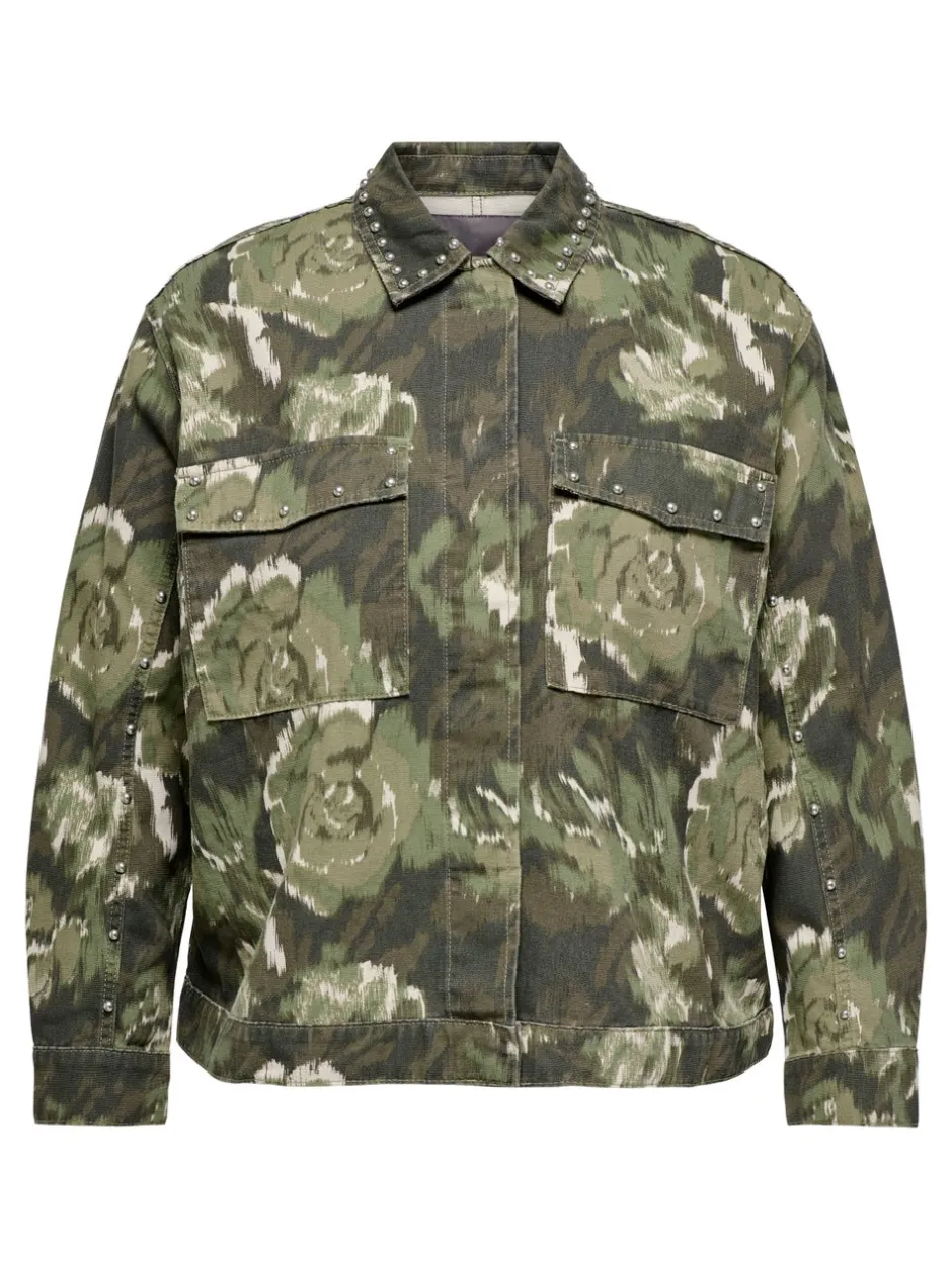 Clearance CARCAVA Denimjakke Dame Jakker Og Frakker