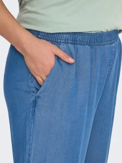 Best CARCHARIS Cropped fit Bukser i wide fit Dame Bukser