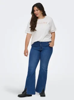 Outlet CARCHRISTINE Høj talje Flared fit Jeans Dame Jeans|Jeans