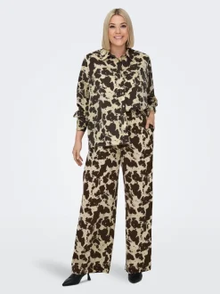 Sale CARCOLACOW Wide leg fit Bukser i wide fit Dame Bukser