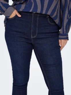 Hot CARCRUZ Høj talje Skinny fit Ankellængde Jeans Dame Jeans|Jeans