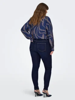 Hot CARCRUZ Høj talje Skinny fit Ankellængde Jeans Dame Jeans|Jeans