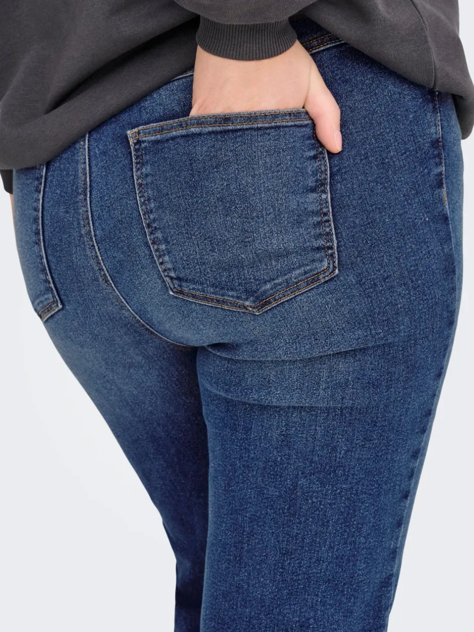 Best CARCRUZ Høj talje Skinny fit Ankellængde Jeans Dame Jeans|Jeans