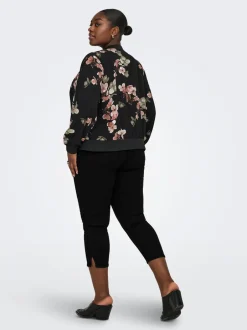 Online CARCRUZ Høj talje Skinny fit Cropped Jeans Dame Jeans|Jeans