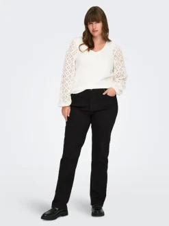 Clearance CARCRUZ Høj talje Skinny fit Ankellængde Jeans Dame Jeans|Jeans