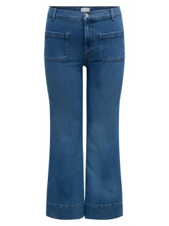 Hot CARCYPRESS Høj talje Flared fit Ankellængde Jeans Dame Jeans|Jeans