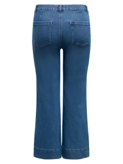 Hot CARCYPRESS Høj talje Flared fit Ankellængde Jeans Dame Jeans|Jeans