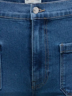 Hot CARCYPRESS Høj talje Flared fit Ankellængde Jeans Dame Jeans|Jeans