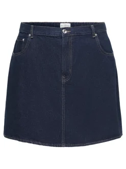 Online CAREDEN Denim Denim-nederdel Kort nederdel Dame Nederdele|Denimnederdele