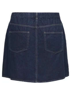 Online CAREDEN Denim Denim-nederdel Kort nederdel Dame Nederdele|Denimnederdele