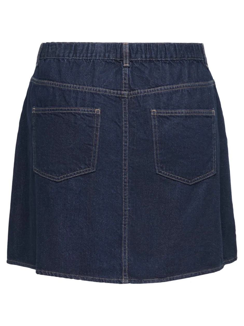 Online CAREDEN Denim Denim-nederdel Kort nederdel Dame Nederdele|Denimnederdele