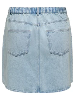 Online CAREDEN Denim Denim-nederdel Kort nederdel Dame Nederdele|Denimnederdele