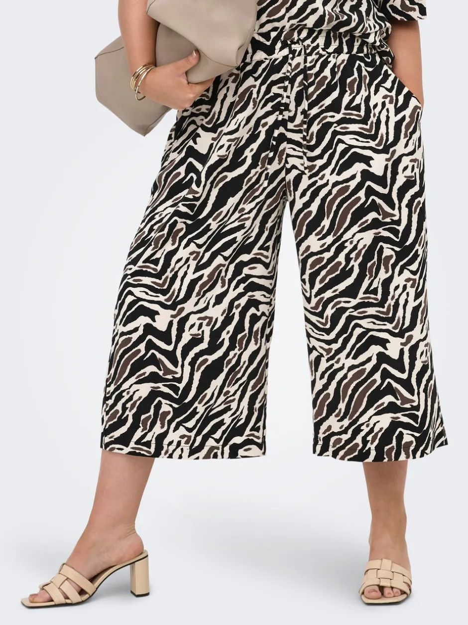 CARELITE Cropped fit Culottebukser Dame Bukser