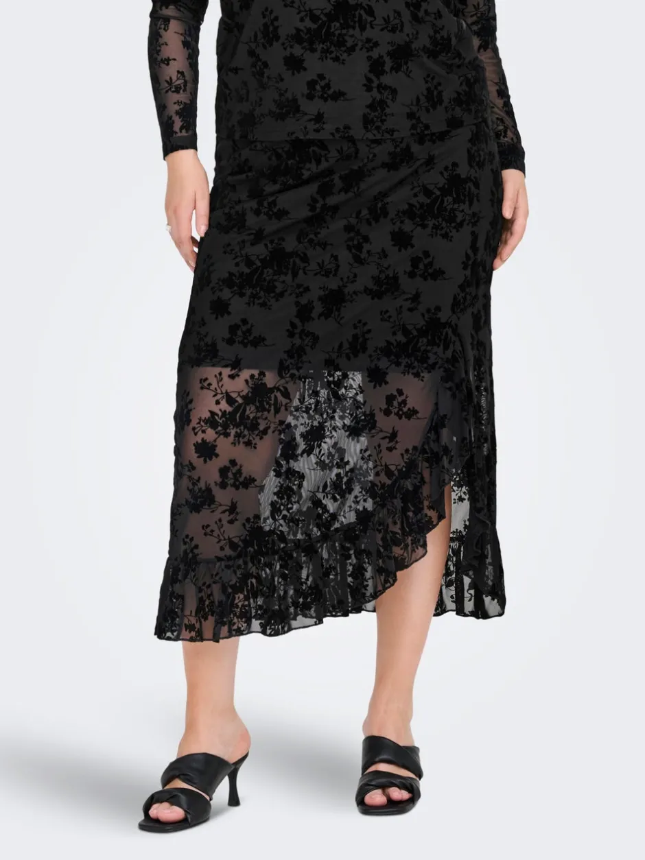 Discount CARELODIE Nederdel Midinederdel Dame Nederdele