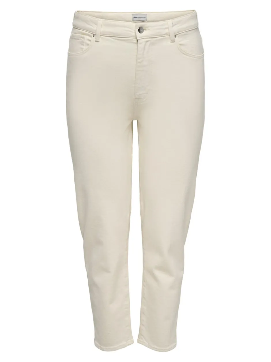 Discount CAREMILY Høj talje Straight fit Jeans Dame Jeans|Jeans