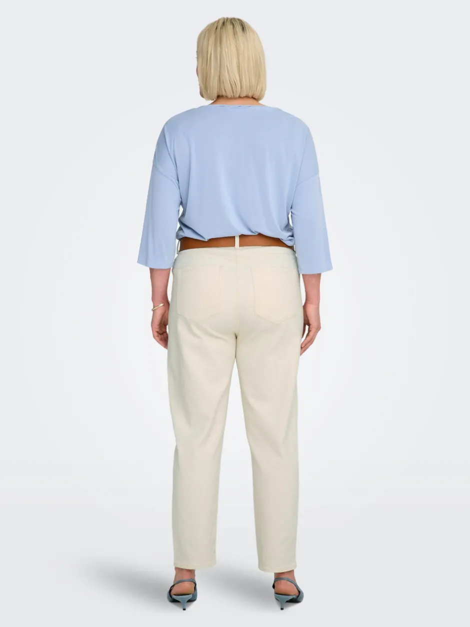 Discount CAREMILY Høj talje Straight fit Jeans Dame Jeans|Jeans