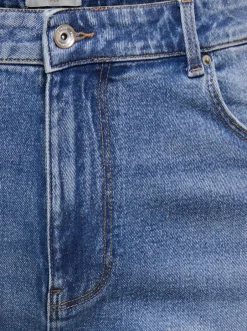 Discount CAREMILY Høj talje Straight fit Ankellængde Jeans Dame Jeans|Jeans