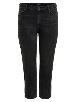 Best CAREMILY Høj talje Straight fit Ankellængde Jeans Dame Jeans|Jeans