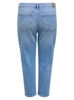 Discount CAREMILY Høj talje Straight fit Jeans Dame Jeans|Jeans